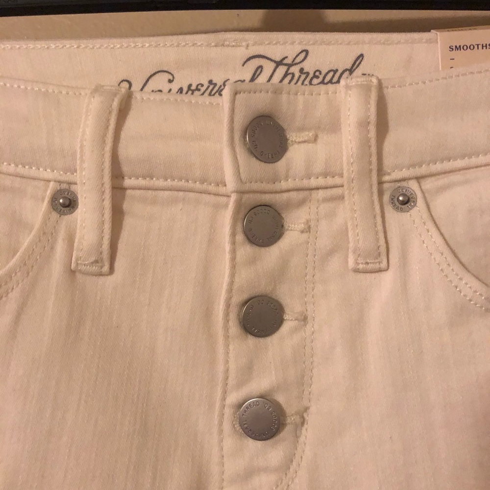 Universal Thread Cream High Rise Skinny Jeans - Picture 3 of 7
